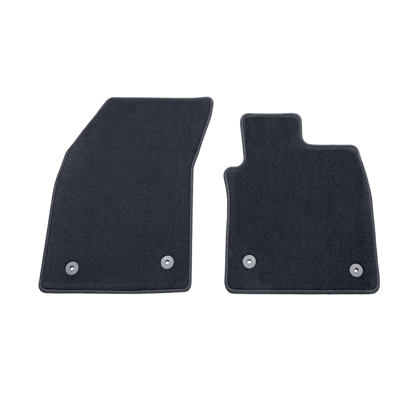 FOCUS FRONT CARPET FLOOR MATS BLACK, FOR VEHICLE WITH MANUAL TRANSMISSION, 2018 – 2021