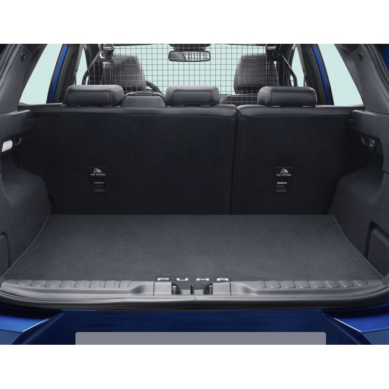 PUMA REAR CARPET BOOT LINER LOAD COMPARTMENT MAT BLACK WITH LOGO & FOLD OUT FUNCTION 2019 – ONWARD