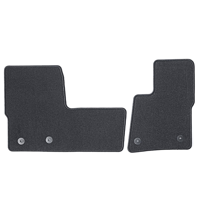 TOURNEO CUSTOM 08/2012-09/2023 CARPET FLOOR MATS FRONT,BLACK