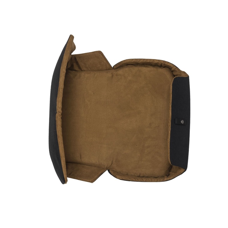 4PETS* CAREE REPLACEMENT SEAT CUSHION FOR CAREE TRANSPORT BOXES IN SMOKED PEARL