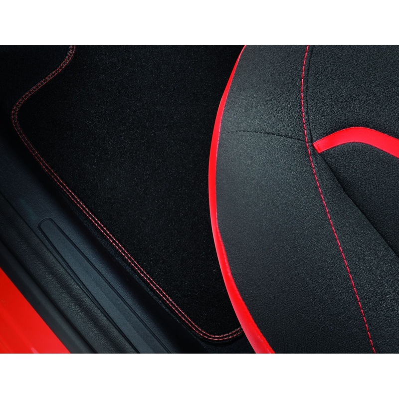 KA 09/2008-05/2016 VELOUR FLOOR MATS REAR