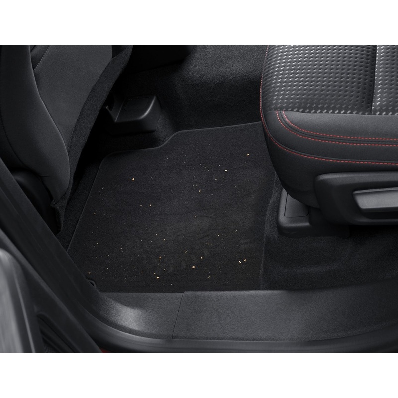 KUGA 12/2019-02/2024 VELOUR FLOOR MATS FRONT AND REAR,BLACK