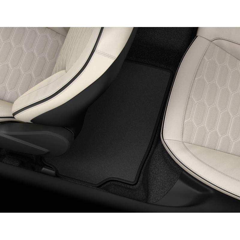 MONDEO FROM 09/2014 VELOUR FLOOR MATS ,FRONT AND REAR,BLACK