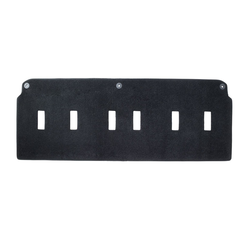 TOURNEO CUSTOM 02/2018-09/2023 CARPET FLOOR MATS REAR,BLACK