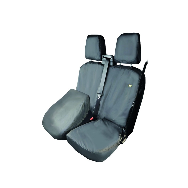 TRANSIT CUSTOM 01/2012-09/2023 HDD* SEAT COVER DOUBLE PASSENGER SEAT,BLACK
