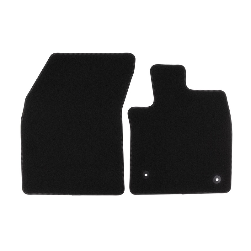 FOCUS FROM 04/2018 PREMIUM VELOURS FLOOR MATS FRONT,BLACK