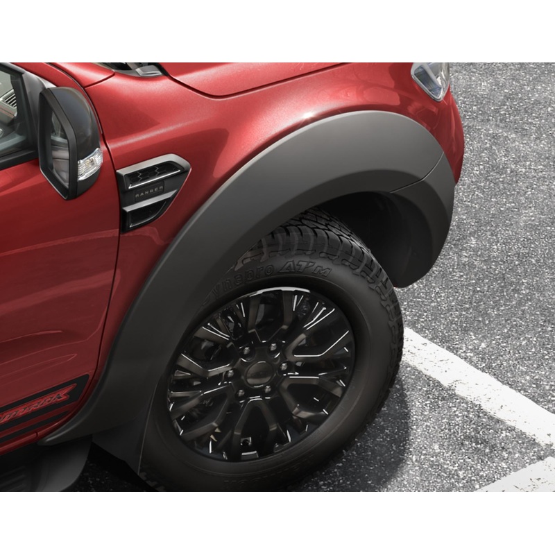 FORD RANGER 02/2019-06/2022 EGR* WHEEL ARCH EXTENSION FRONT AND REAR,MATTE BLACK