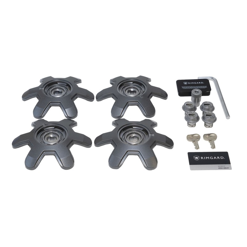RANGER 01/2012-06/2022 RIMGARD* WHEEL LOCK SET OF 4,ANTHRACITE