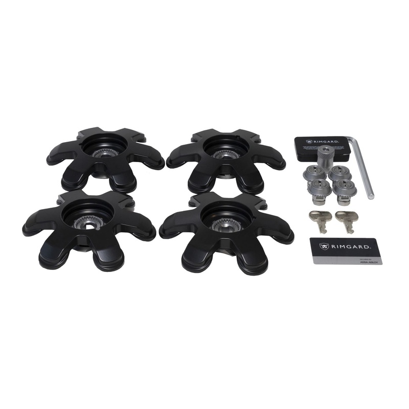 RANGER 01/2012-06/2022 RIMGARD* WHEEL LOCK SET OF 4,BLACK