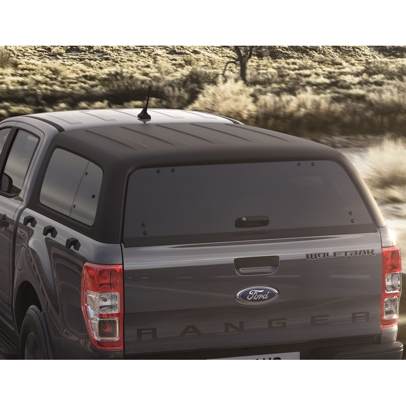 RANGER 02/2019-06/2022 HARD TOP WITH SIDE WINDOWS,MATTE BLACK