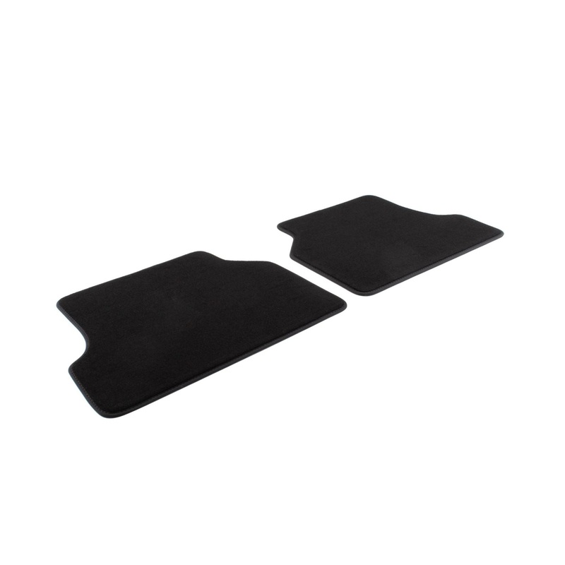 FOCUS 07/2004-12/2010 VELOUR FLOOR MATS REAR,BLACK
