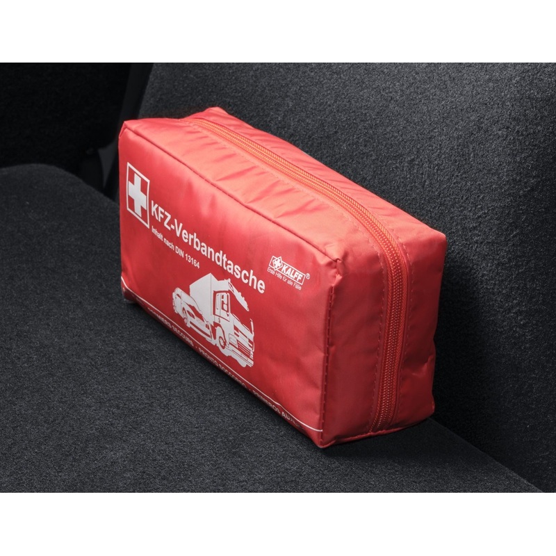KALFF* FIRST AID KIT IN RED NYLON BAG,NANO