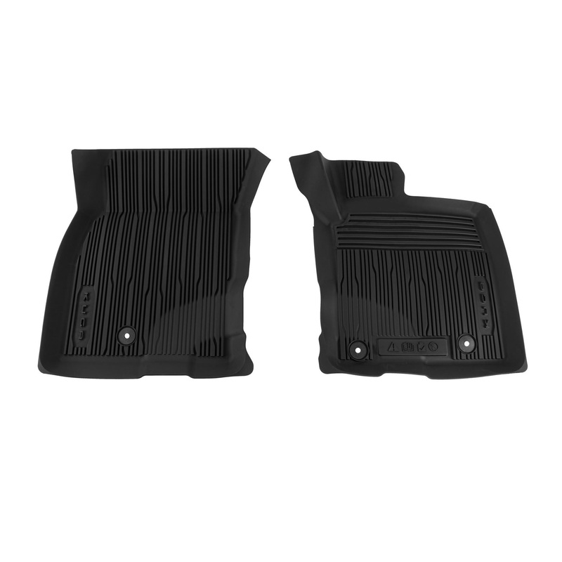 KUGA FROM 12/2019 RUBBER FLOOR MATS IN TRAY STYLE WITH RAISED EDGES
