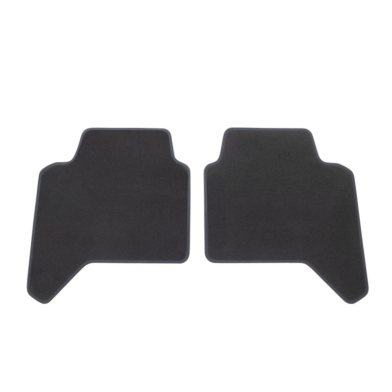 RANGER 02/2019-06/2022 VELOUR FLOOR MATS REAR,BLACK