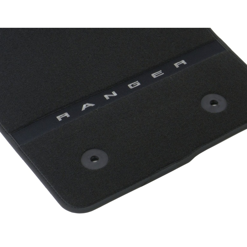 RANGER FROM 06/2022 CARPET FLOOR MATS FRONT AND REAR,BLACK