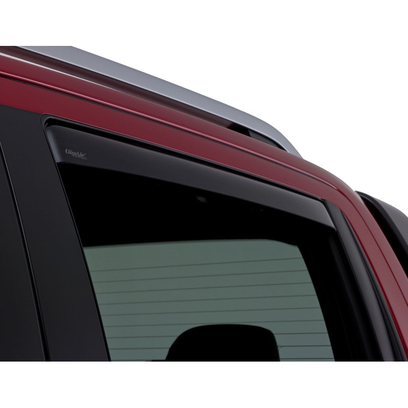 RANGER FROM 06/2022 CLIMAIR* WIND DEFLECTORS FOR REAR DOOR WINDOWS,BLACK