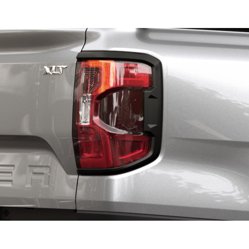 RANGER FROM 06/2022 REAR LAMP COVER KIT MATT BLACK SURROUND