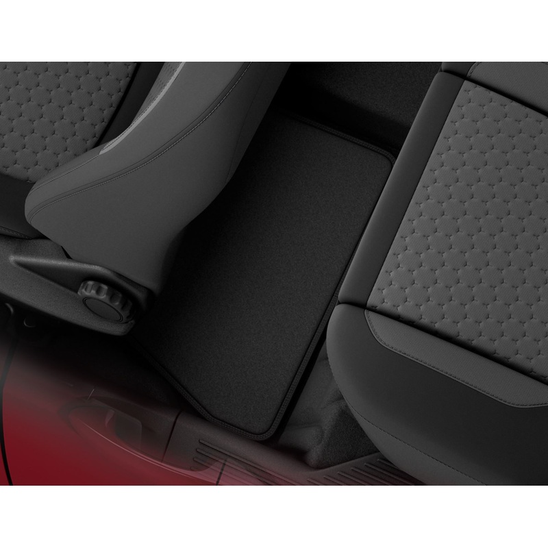 TOURNEO/TRANSIT COURIER CARPET FLOOR MATS REAR,BLACK