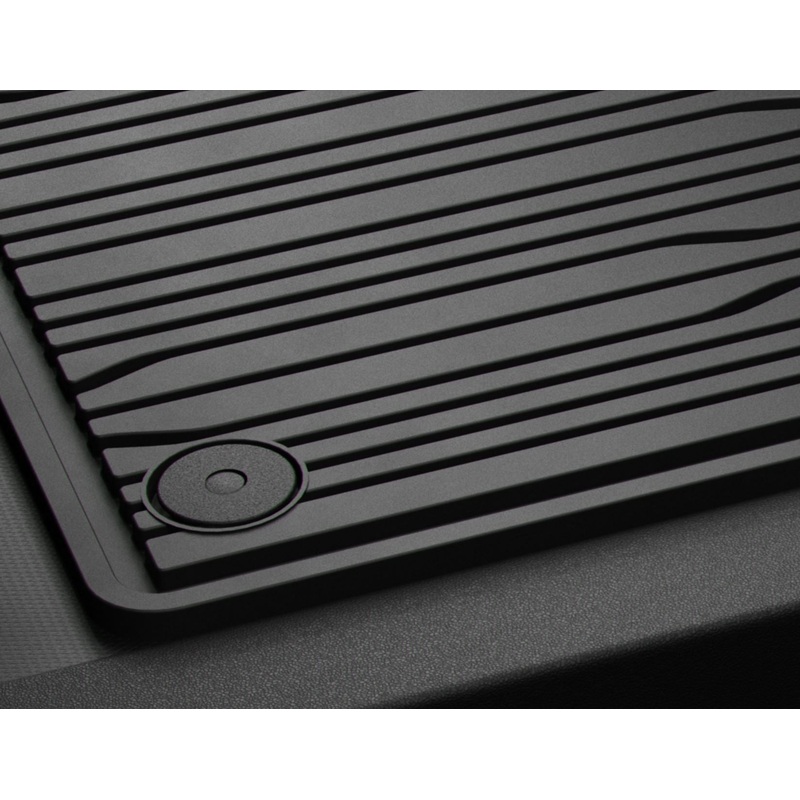 TRANSIT CUSTOM FROM 09/2023 RUBBER FLOOR MATS FRONT,BLACK