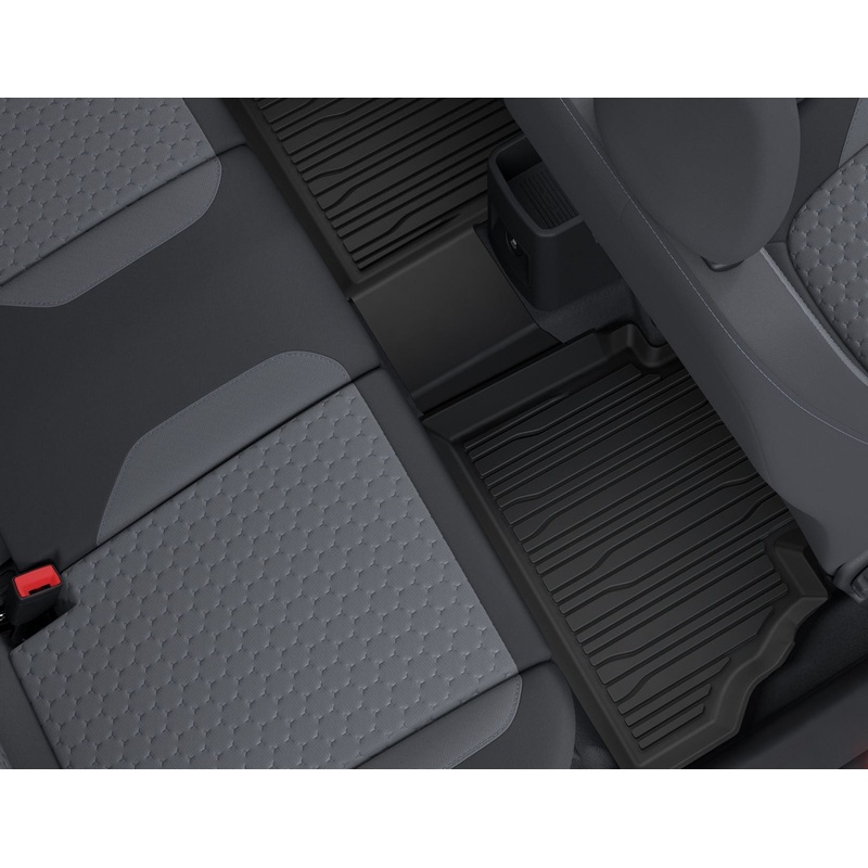 TRANSIT/TOURNEO COURIER RUBBER FLOOR MATS REAR,BLACK