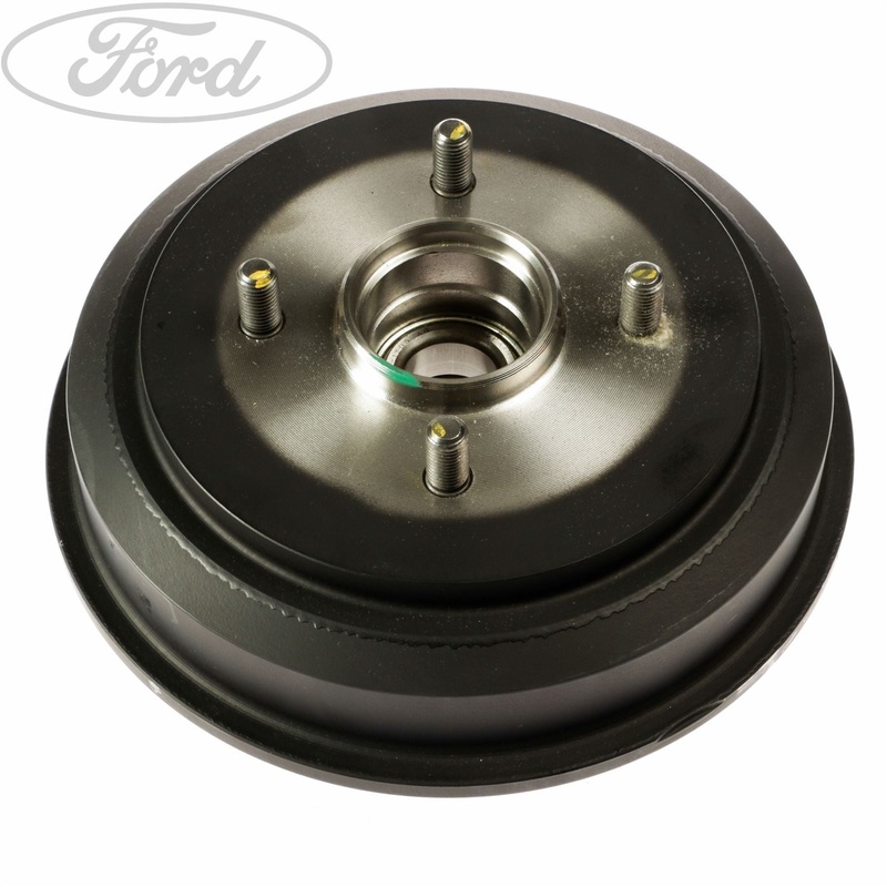 FUSION FIESTA SINGLE REAR BRAKE DRUM & WHEEL HUB 203MM 20012012