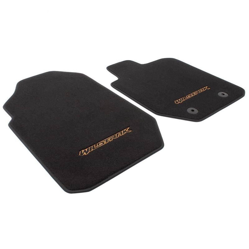 RANGER FRONT FLOOR MATS SET VELOUR WILDTRAK 4WD 2019-