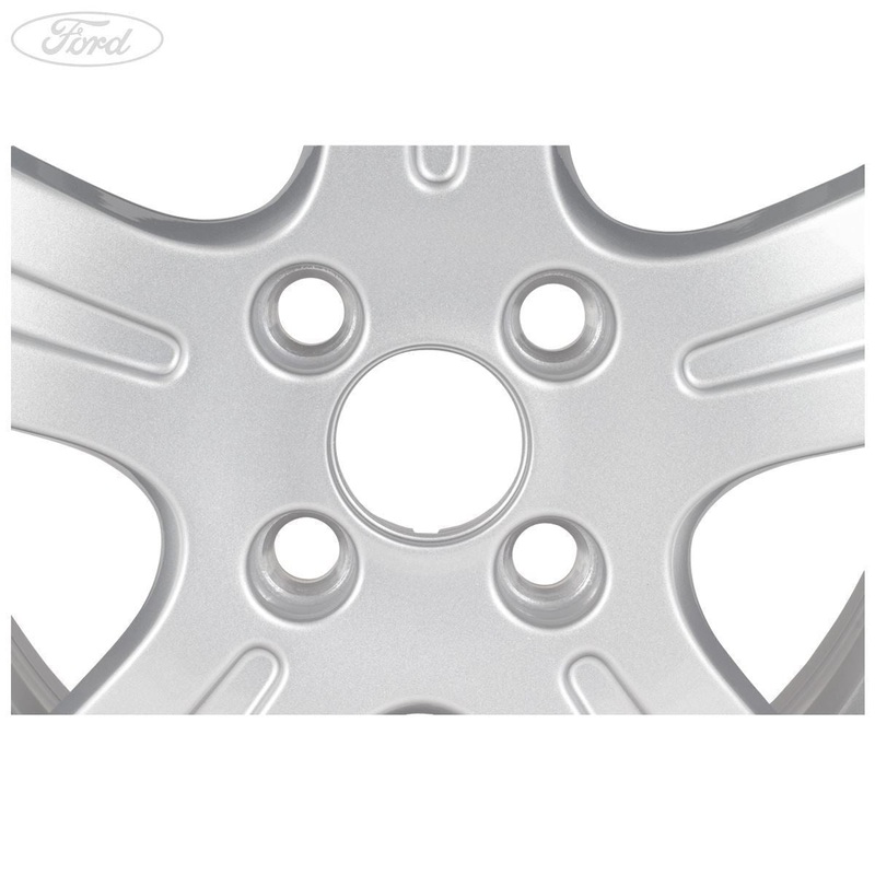 SET OF 4 FIESTA MK6 FUSION 15 ALLOY WHEELS 5X2 SPOKE 6J 2006-2012