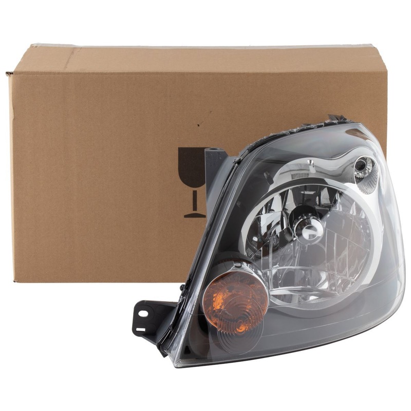 FIESTA FUSION FRONT N/S HEAD LIGHT LAMP & FLASHER UNIT