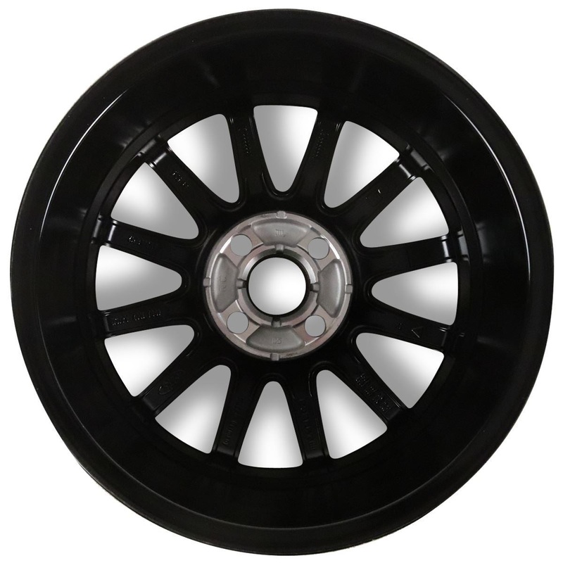 FUSION FIESTA MK6 16 ALLOY WHEEL 12 SPOKE BLACK 2002-2008