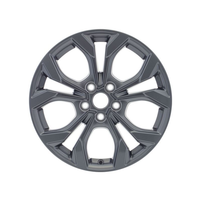 SET OF 4 FOCUS ALLOY WHEELS 17 5 X 2-SPOKE DESIGN, ROCK METALLIC LIGHT
