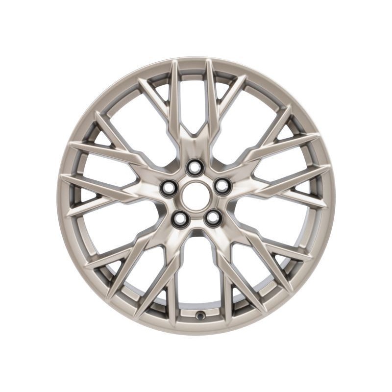 SET OF 4 PUMA ALLOY WHEELS 19 5 X 2-SPOKE Y DESIGN, MATT PYRITE GOLD