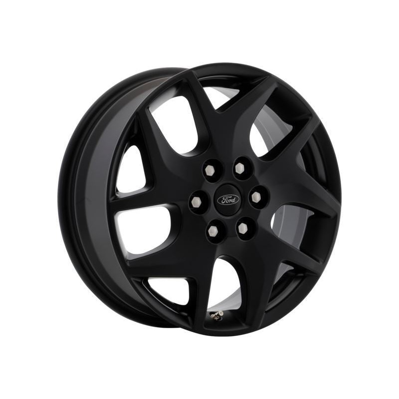 SET OF 4 TOURNEO CUSTOM & TRANSIT CUSTOM ALLOY WHEELS 17 5-SPOKE DESIGN, ASPHALT MATT BLACK