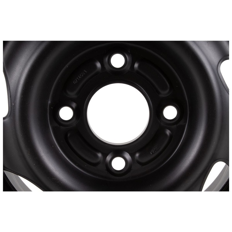 FIESTA KA 13 STEEL WHEEL 4.5X13 BLACK SINGLE