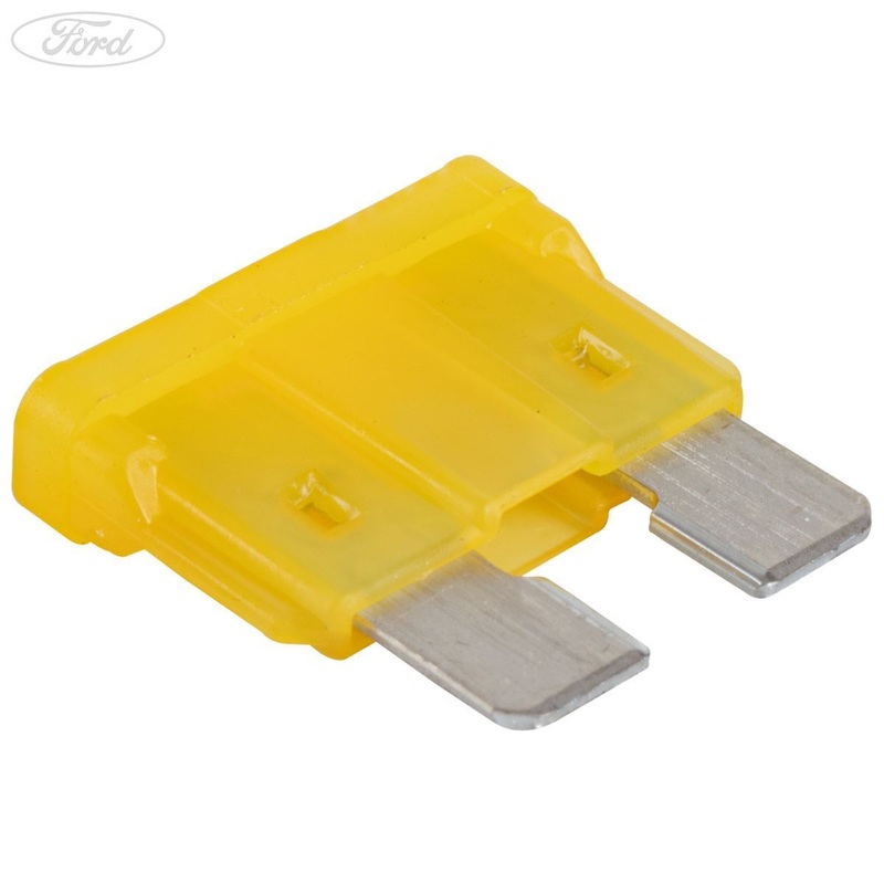FORD MOTORCRAFT 20 AMP 32 VOLT BLADE FUSE TYPE YELLOW