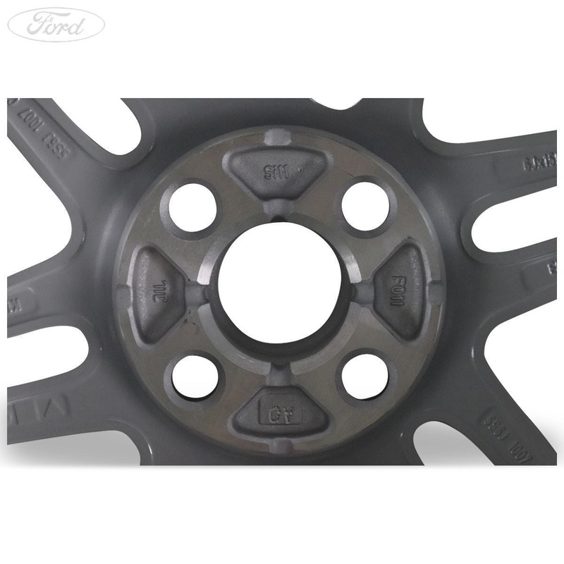 SET OF 4 FIESTA MK6 FUSION 15 ALLOY WHEELS 6X2 SPOKE DESIGN 6J 2005