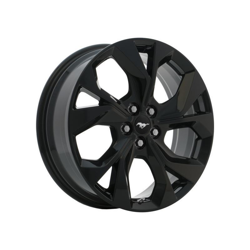 SET OF 4 MUSTANG MACH-E ALLOY WHEELS 19 5-SPOKE Y DESIGN, EBONY BLACK