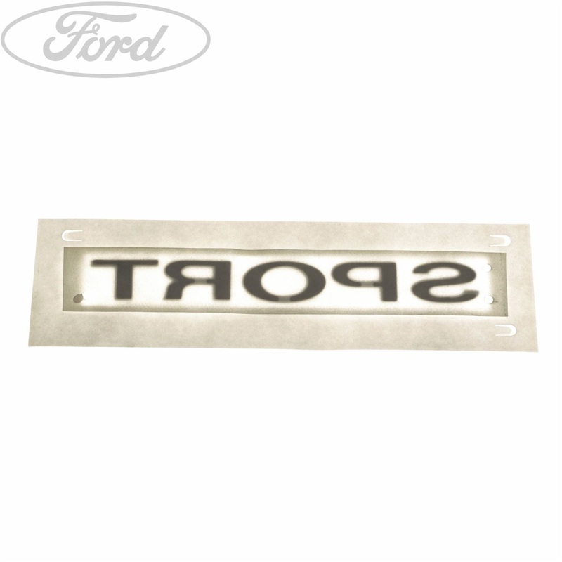 FOCUS MK2 FIESTA MK5 SPORT TAILGATE NAME PLATE BADGE EMBLEM