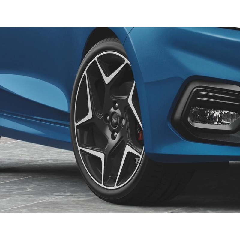 SET OF 4 FIESTA ST 18 ALLOY WHEEL 7.5J 5X2 SPOKE MAGNETITE MACHINED 2018 – ONWARD