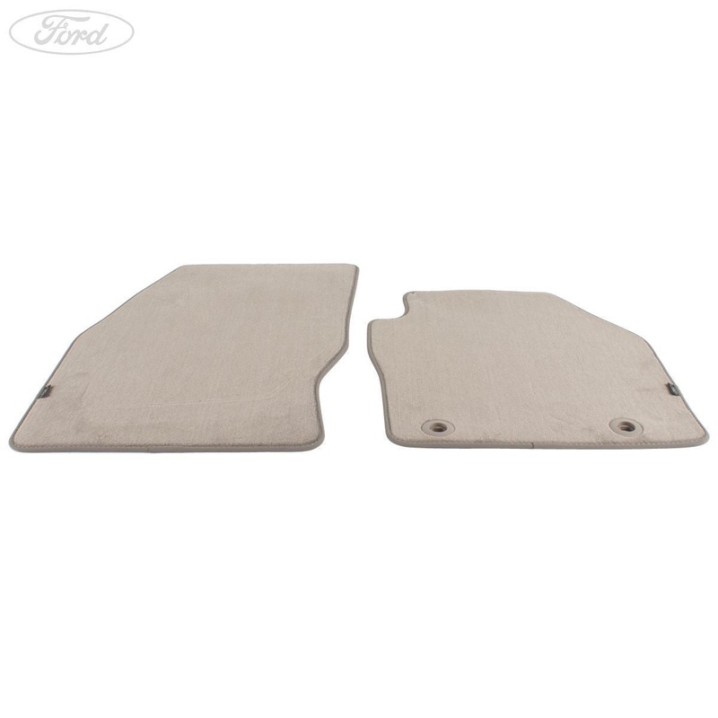 C-MAX FRONT FLOOR MATS VELOUR GREY WITH BRACKET 2010-12