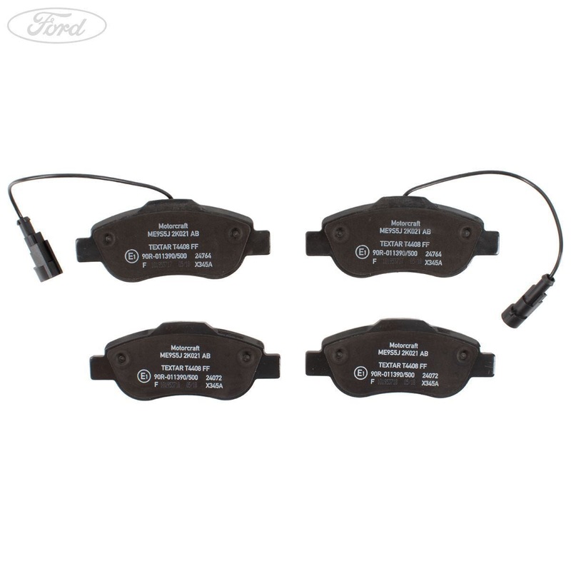 KA TDCI MOTORCRAFT FRONT BRAKE PAD AXLE SET 75 BHP