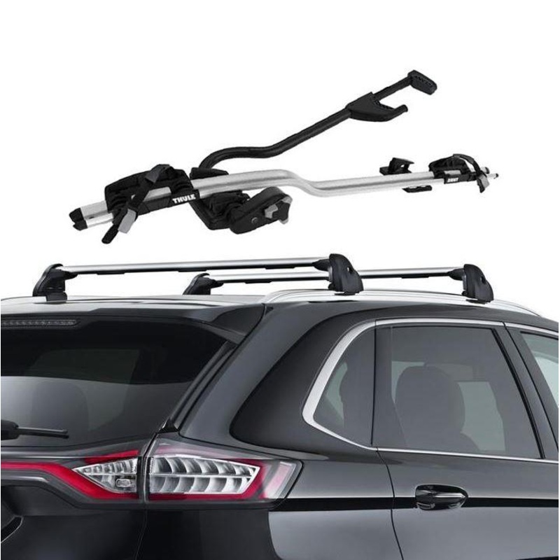 EDGE ROOF CROSS BARS & THULE ROOF BIKE CARRIER EXPERT 298