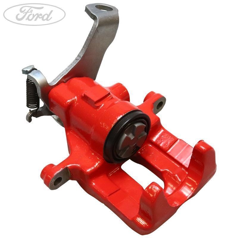 Fiesta ST ST-Line N/S Passenger Side Rear Brake Caliper Red 2013-2019