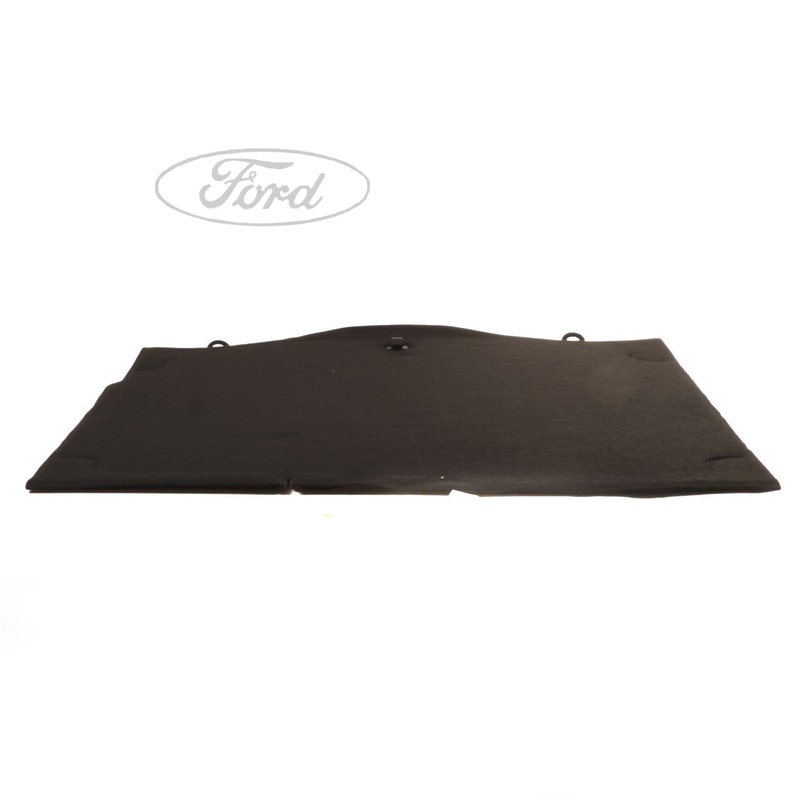 Focus Hatchback Rear Boot Floor Contour Mat Liner For Vehicles With 10 Speakers, Subwoofer & Mini Spare Wheel 2012-2020