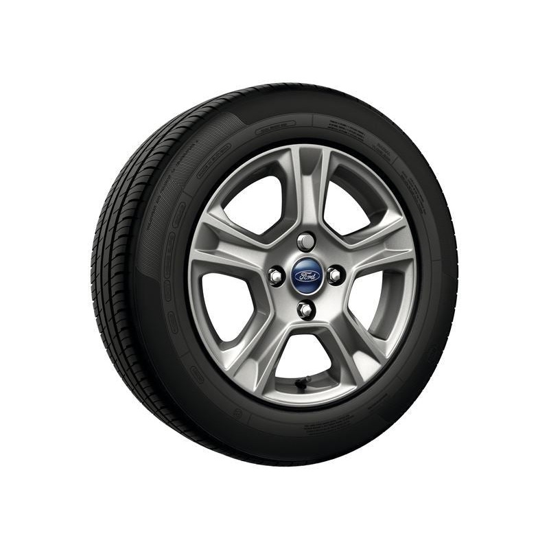 SET OF 4 ALLOY WHEELS WITH FITTING  04/2014