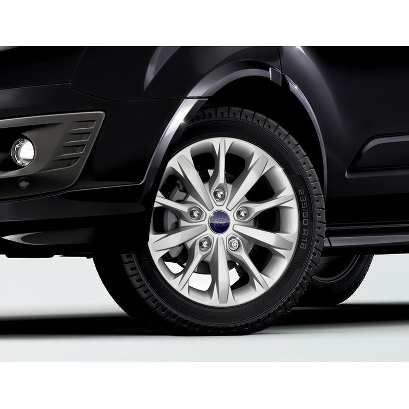 TRANSIT CUSTOM SET OF 4 ALLOY WHEELS WITH FITTING  09/2013